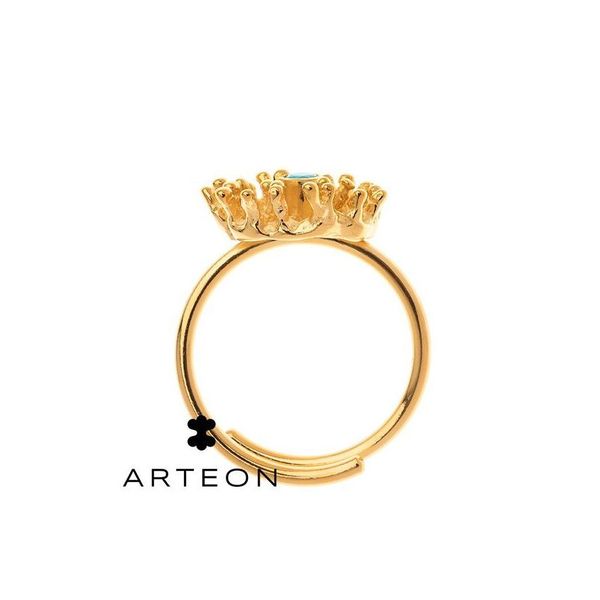 3. Anello "barriera corallina" con pietra turchese oro Arteon 23637-000