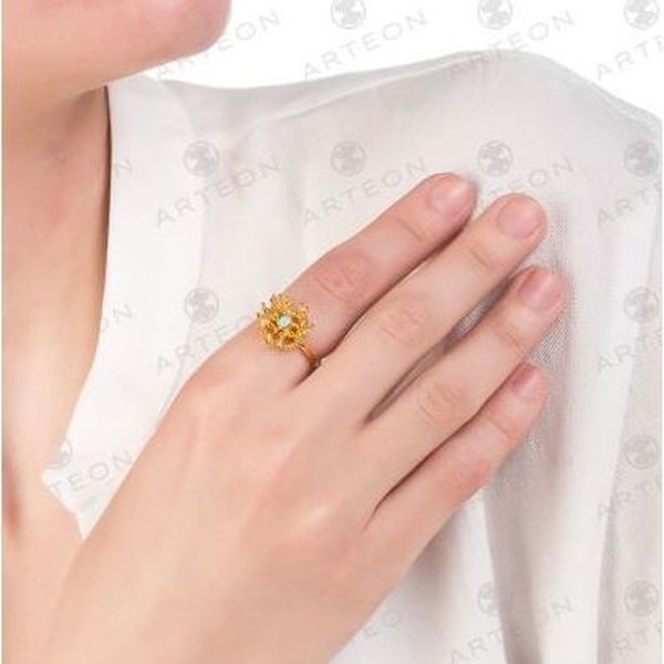 2. Anello "barriera corallina" con pietra turchese oro Arteon 23637-000