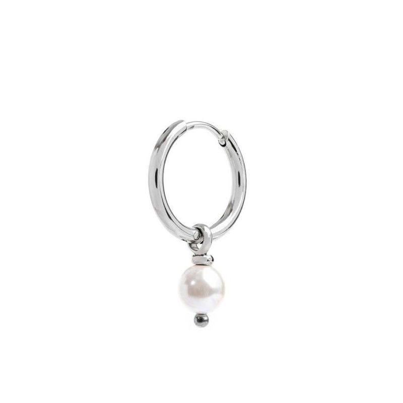 Orecchini a cerchio con sfere - dorato - - 4.00
