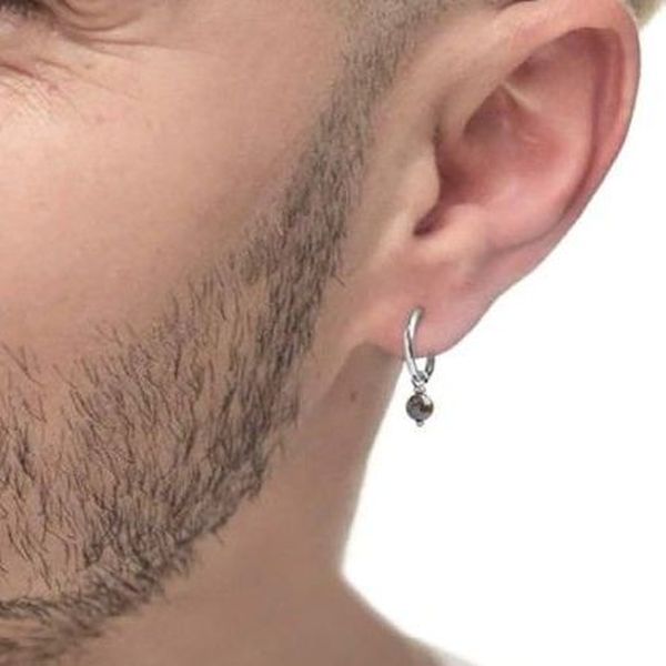 1. Orecchini cerchio con sfera pendente marrone Marlù Gioielli 13or020