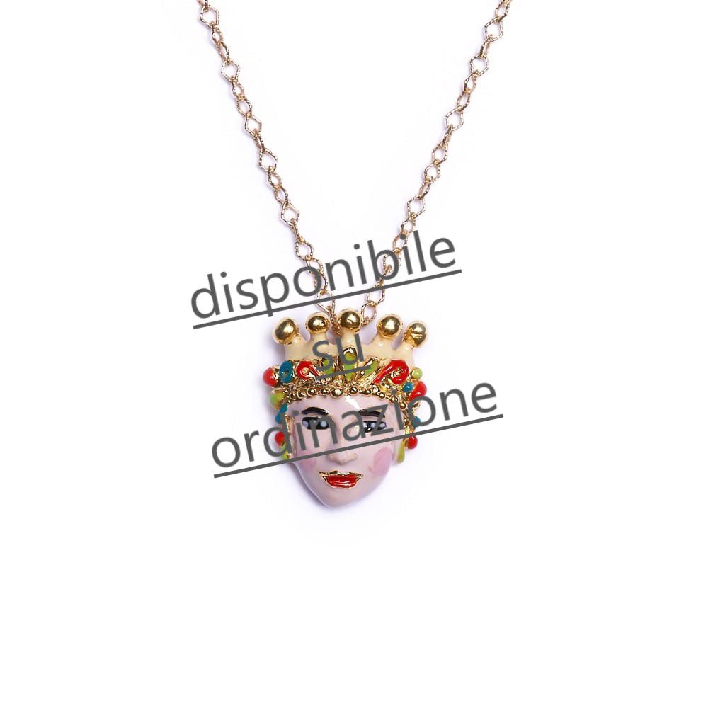 2. SICILIAN LOVE NECKLACE J-P70 Gold GIULIANAdiFRANCO gioielli j-p70