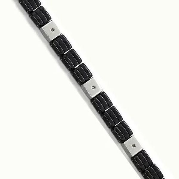 Bracciale Donna Skagen Kariana In Acciaio Inossidabile Bicolore - Maglia Lucida, Lunghezza 17 Cm + 4 Cm Regolabile