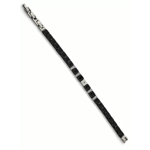 3. Bracciale diamante con zirconi nero U.S. GRAND POLO usb088