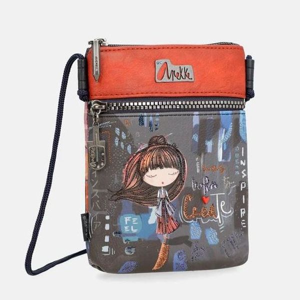 Contemporary mini shoulder bag black Anekke 37803-904