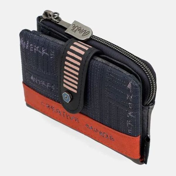 Portafoglio Charro nero con logo