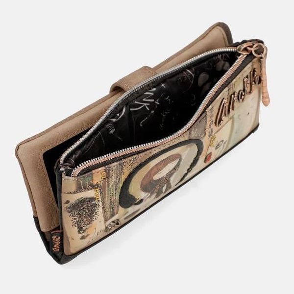 3. Portafogli flessibile Anekke Shoen marrone Anekke 37719-906