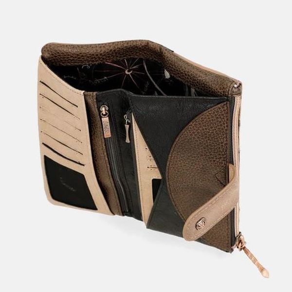 1. Portafogli flessibile Anekke Shoen marrone Anekke 37719-906