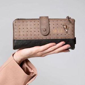 4. Portafogli flessibile Anekke Shoen marrone
