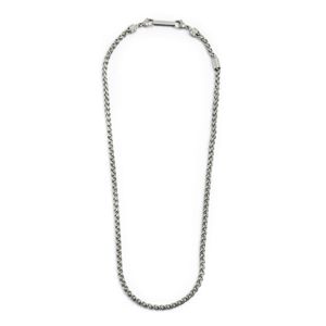 Collana catena sonaglio 3,5 mm grigio acciaio Marlù Gioielli