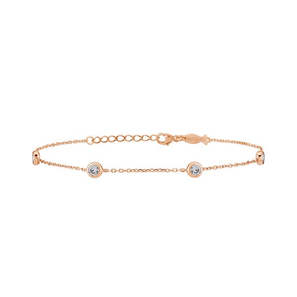 1. Bracciale glint 4x3 rosato Kurshuni Gioielli kr204a-10