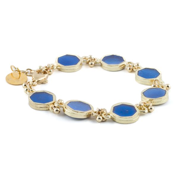 1. Tuhina bracelet B027 blue House Of Tuhina th-b027g