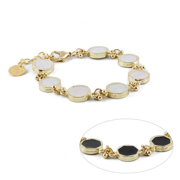1. Tuhina bracelet B027 black/white House Of Tuhina th-b027g