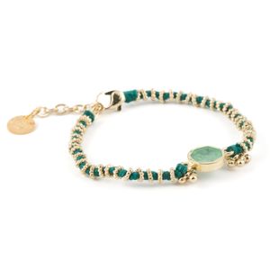 Tuhina bracelet B081G green House Of Tuhina