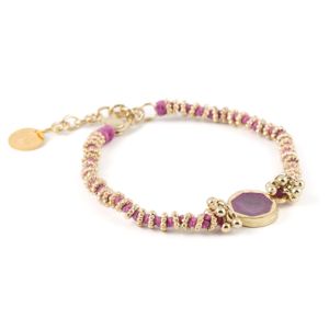 Tuhina bracelet B081G purple House Of Tuhina