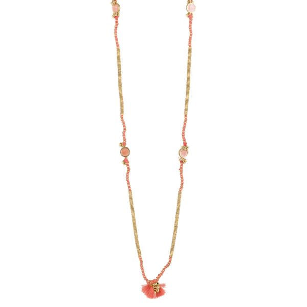 1. Collana Tuhina N371G Rosa corallo House Of Tuhina th-n371g