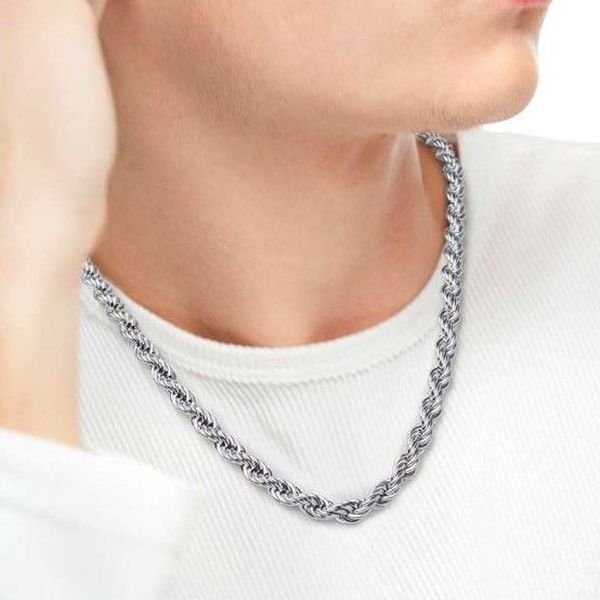 Collana Con Catena Regolabile In Argento Sterling - 24 Pollici, Italia - Italia - Foto 6