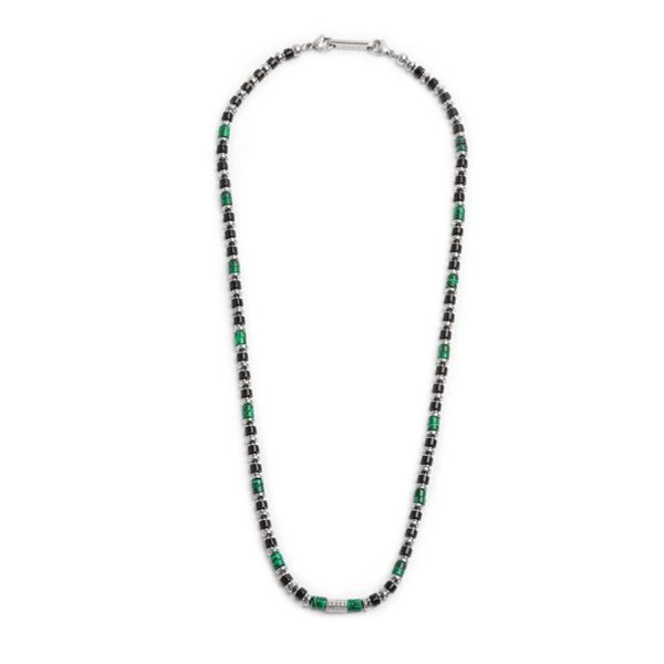 2. Collana malachite ed onice verde Marlù Gioielli 30co0002