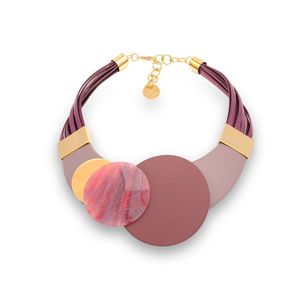 Unique necklace red wine Antùra Accessori