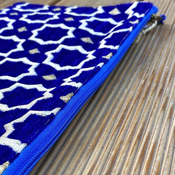 2. Pochette Marocco blu BRASS Workshop nour3