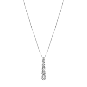 LP1915 Necklace white LOTUS Silver