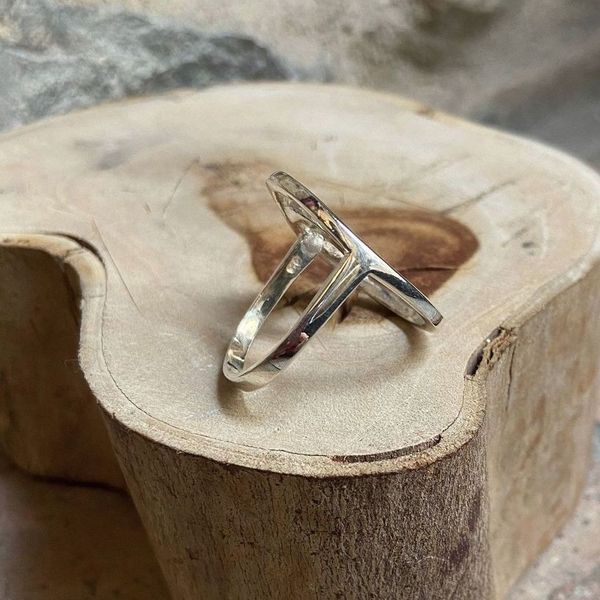 3. Rounds silver ring silver grey BRASS Workshop 24an16