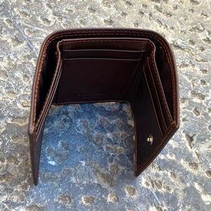 3. Mini card holder dark brown BRASS Workshop op-8418
