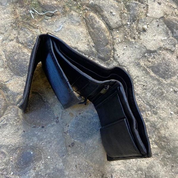 Portafogli Vintage Nero BRASS Workshop Lu1641 - Foto 7