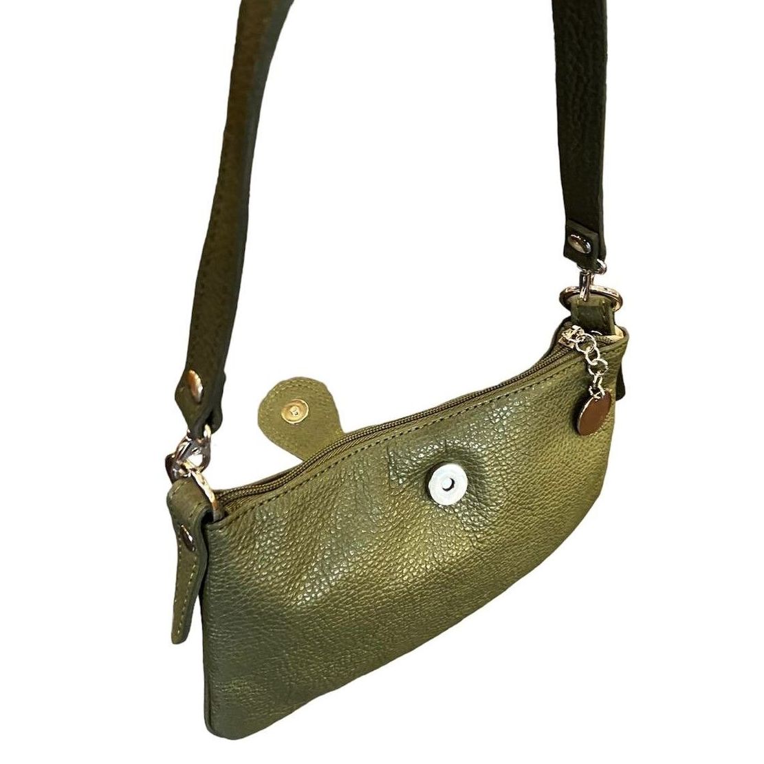 Borsa piccola Lady My ABC Pelle di agnello Cannage verde