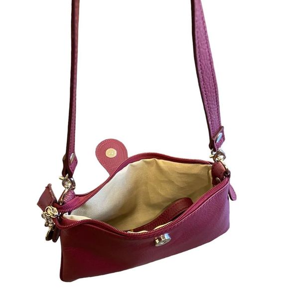 2. Borsa piccola 3 in 1 bordeaux BRASS Workshop tr235