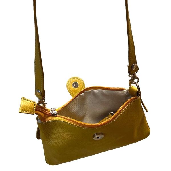 1. Borsa piccola 3 in 1 senape BRASS Workshop tr235