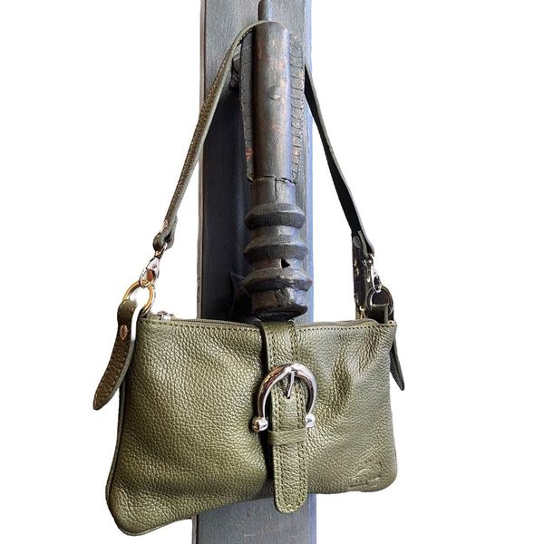 2. Borsa piccola 3 in 1 verde BRASS Workshop tr235