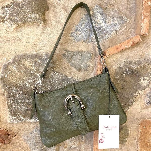 3. Borsa piccola 3 in 1 verde BRASS Workshop tr235