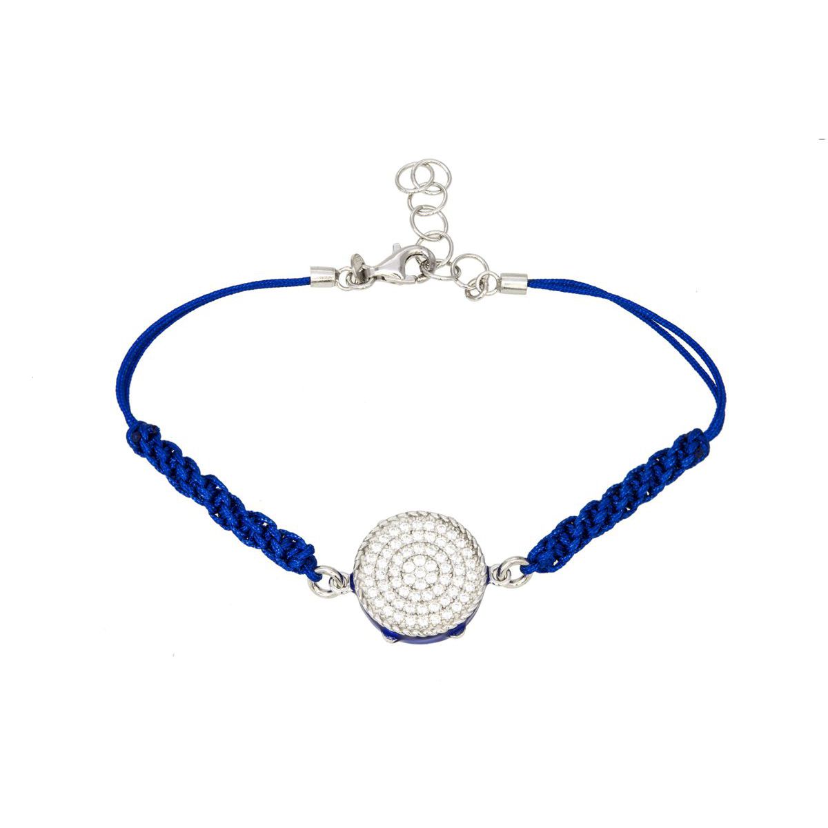 1. Bracciale tamburello siciliano Blu M'AMI Sicily Jewels msb103rl