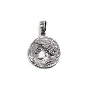 4. Arethusa coin pendant silver grey BRASS Workshop paa01