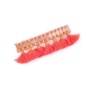 Tuhina hair clip Z963G rose wine House Of Tuhina