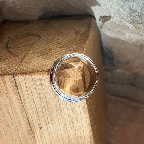 2. Combined ring silver grey BRASS Workshop 24an25