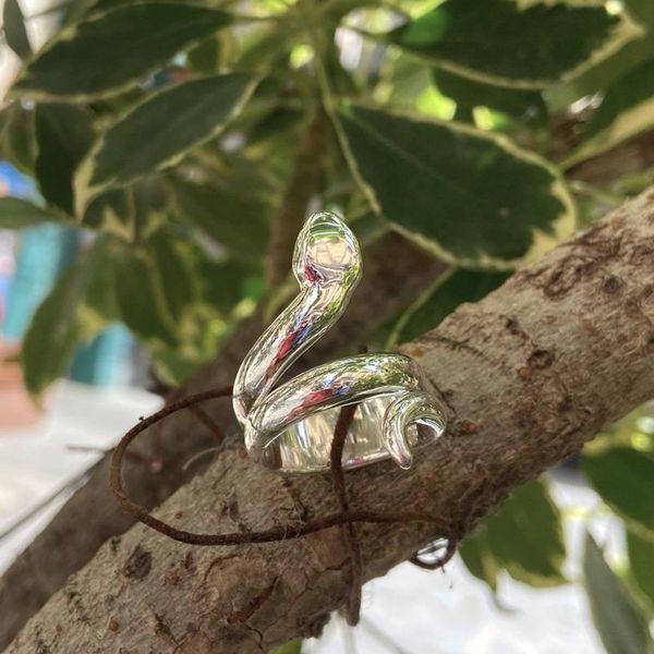 1. Crotalus Ring silver grey BRASS Workshop 24an33