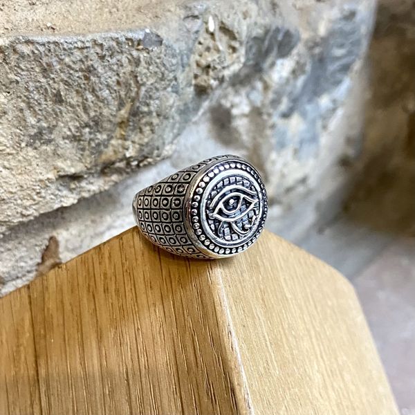 3. Horus Ring silver grey BRASS Workshop 24an39