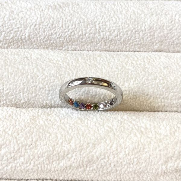 1. Anello chakra grigio argento BRASS Workshop 24an41