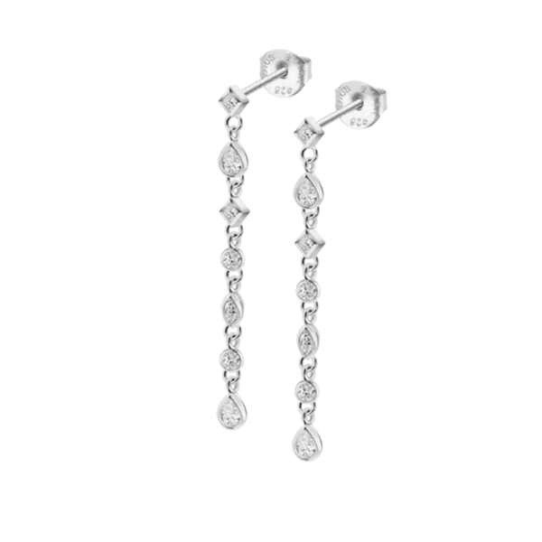 Earrings LP3734 white LOTUS Silver