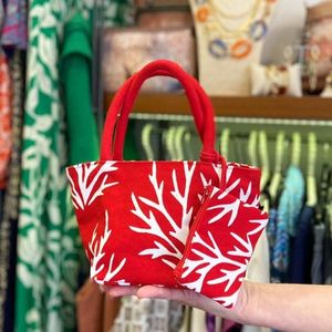 Borsa mini "Coralli" rosso BRASS Workshop