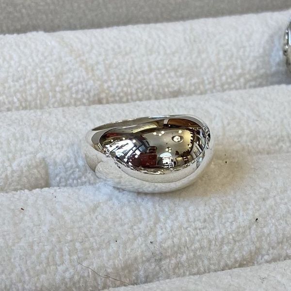 1. Anello classic bombato grigio argento BRASS Workshop 24an52
