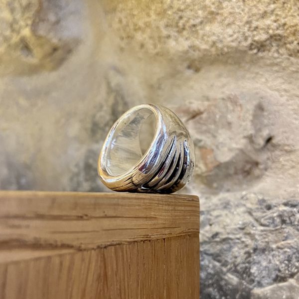 3. Anello grigio argento BRASS Workshop 24an56