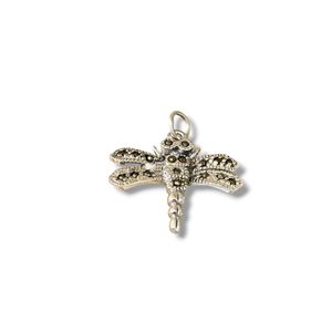 1. Pendente "libellula" grigio argento
