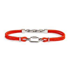Carabiner cord bracelet red Marlù Gioielli