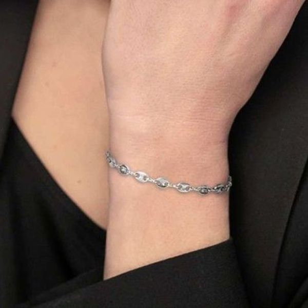 1. Marine chain bracelet steel grey Marlù Gioielli 33br0043