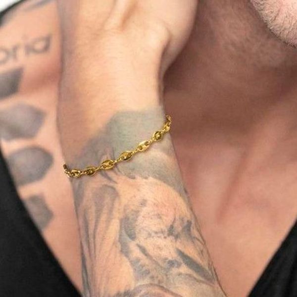 2. Marine chain bracelet gold Marlù Gioielli 33br0043