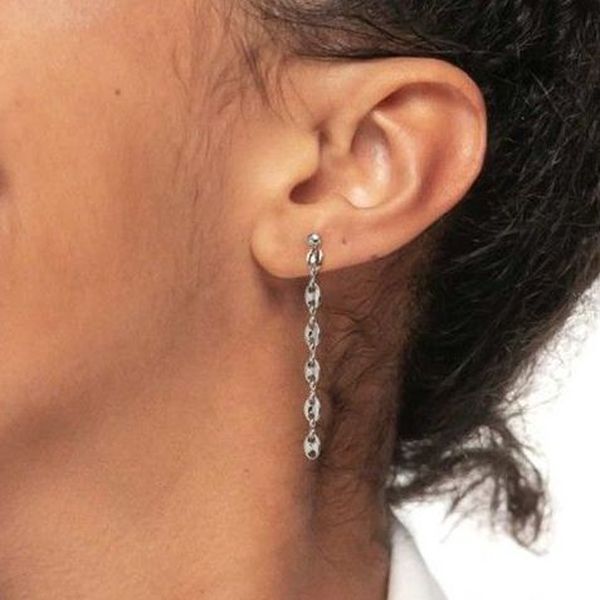 2. Marine chain earrings steel grey Marlù Gioielli 33or0056