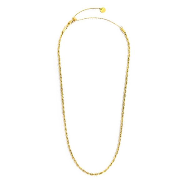 1. Collana corda 2,5 mm oro Marlù Gioielli 33cn0024