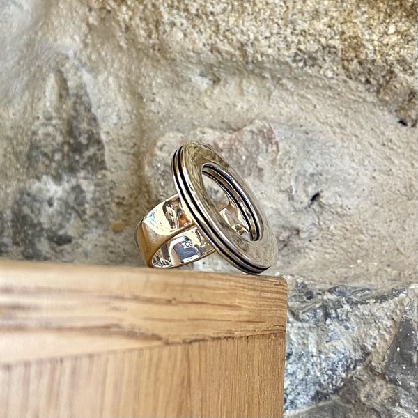 1. Portal Ring silver grey BRASS Workshop 24an62